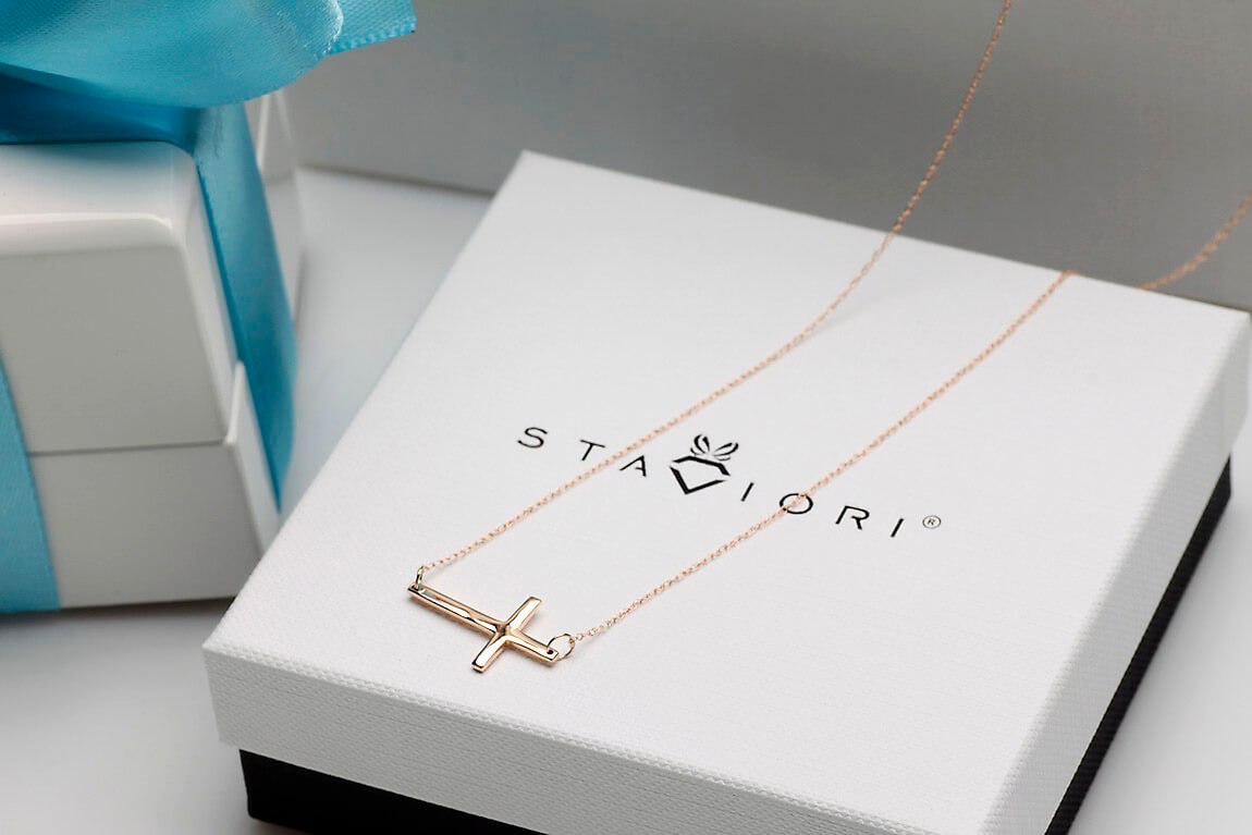 Złoty naszyjnik NRX4343